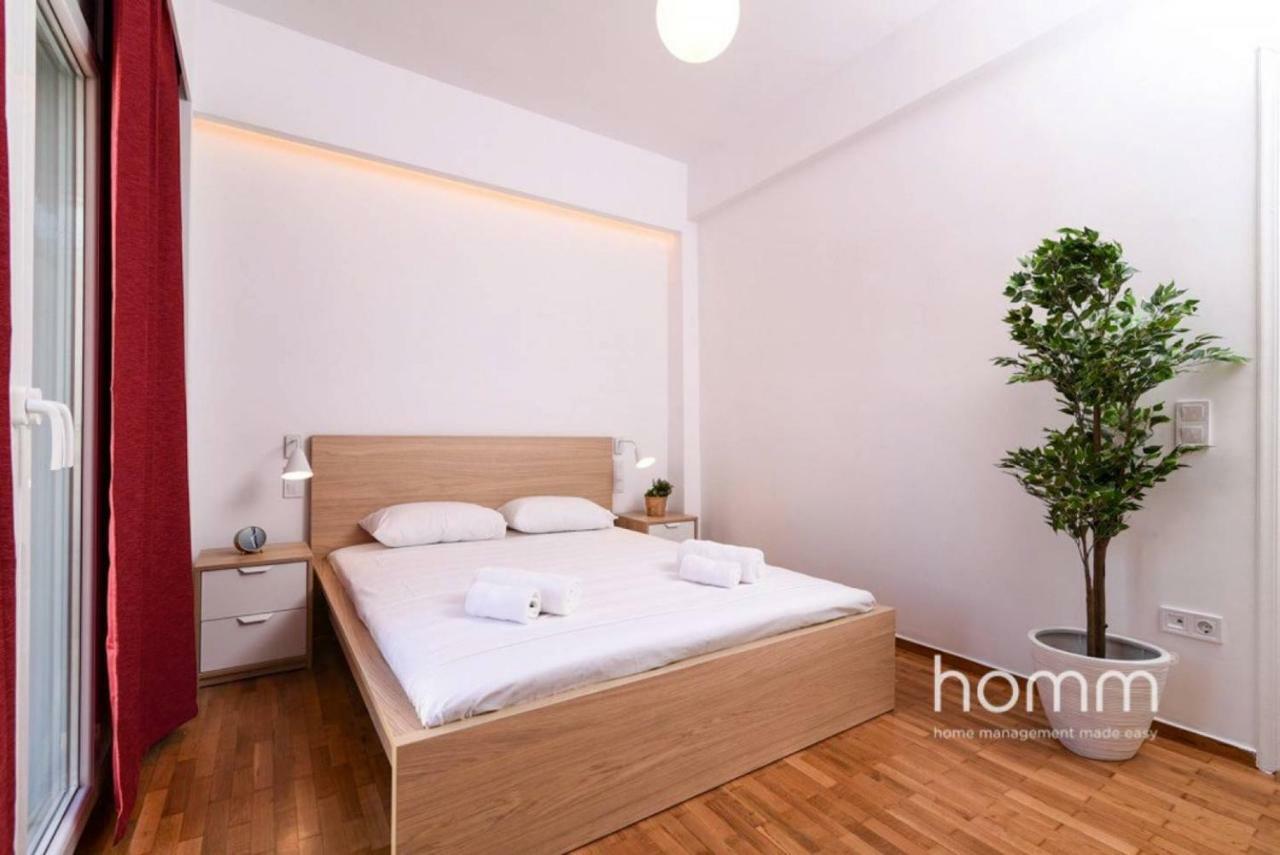 45M² Renovated Flat In Neos Kosmos Roumpesi Str Lägenhet Aten Exteriör bild